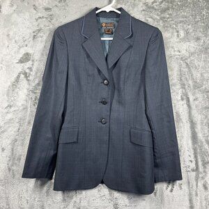Ariat Pro Series Blazer Womens 8R Gray 100% Wool Equestrian Show Coat Jacket